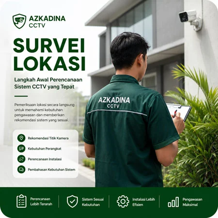 Survei dan perencanaan instalasi CCTV Azkadina CCTV
