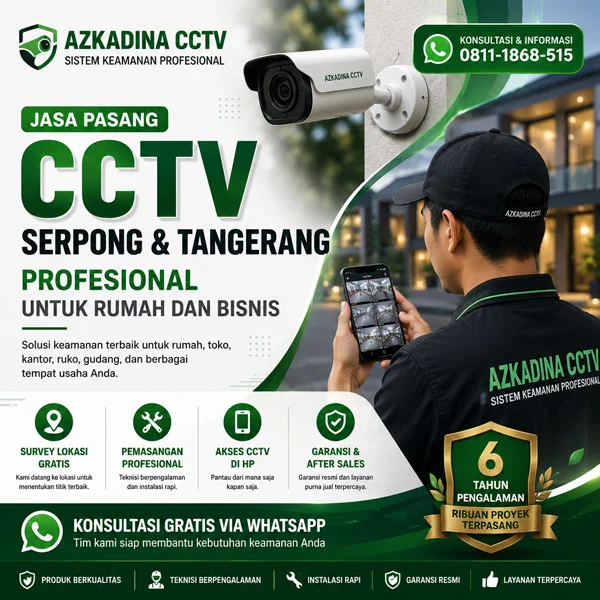 Jasa pasang CCTV Serpong dan Tangerang