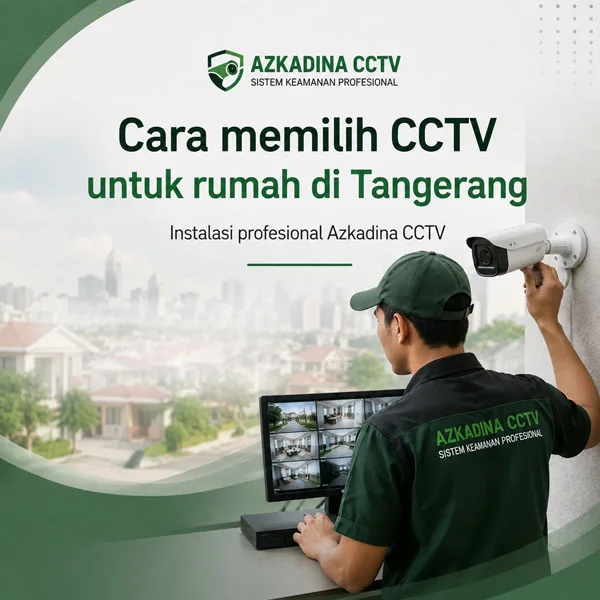 Cara memilih CCTV untuk rumah di Tangerang dengan instalasi profesional Azkadina CCTV