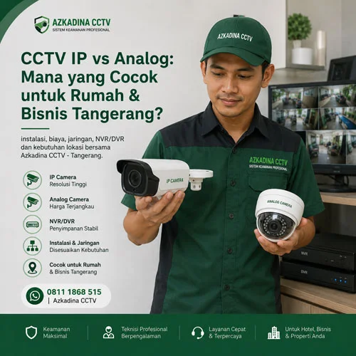 Perbandingan CCTV IP dan analog untuk rumah dan bisnis di Tangerang oleh Azkadina CCTV