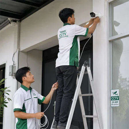 Pemasangan CCTV rumah oleh Azkadina CCTV