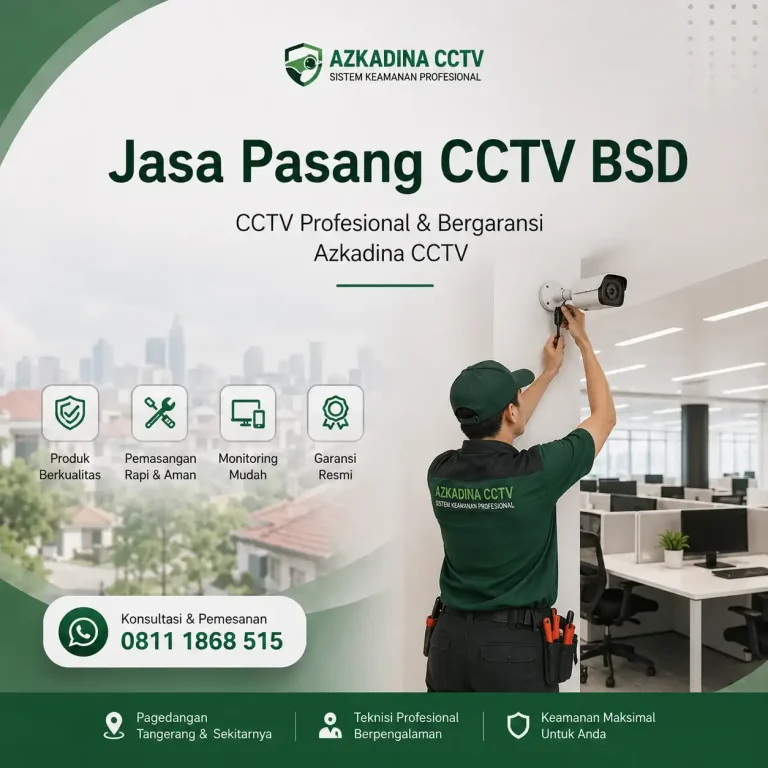 Jasa Pasang CCTV BSD profesional dan bergaransi Azkadina CCTV
