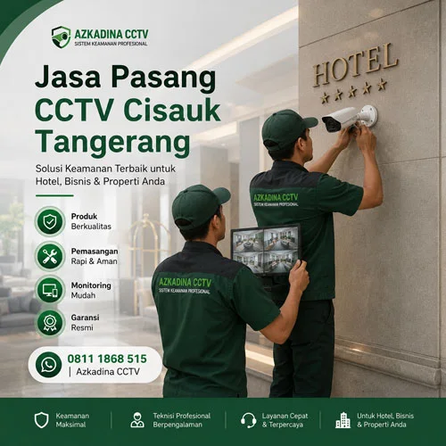 Jasa Pasang CCTV Cisauk untuk rumah dan bisnis oleh Azkadina CCTV