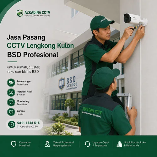 Jasa Pasang CCTV Lengkong Kulon BSD Profesional