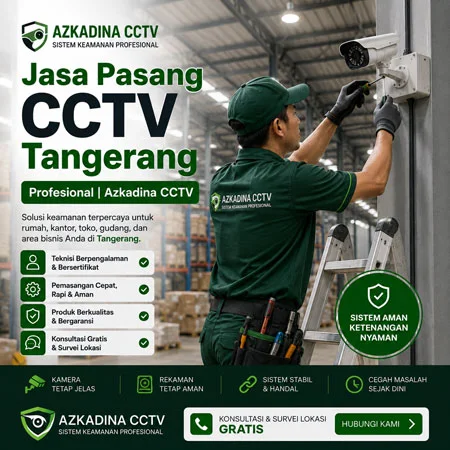 Portofolio pemasangan CCTV Azkadina di Tangerang