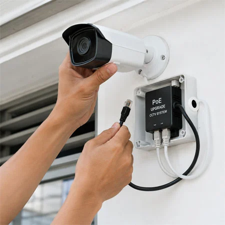 Upgrade sistem CCTV oleh Azkadina CCTV