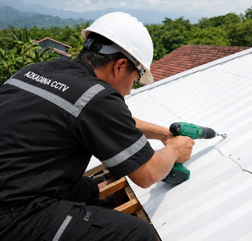 Pemasangan CCTV gudang di Serpong