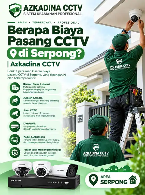 Berapa Biaya Pasang CCTV di Serpong? | Azkadina CCTV