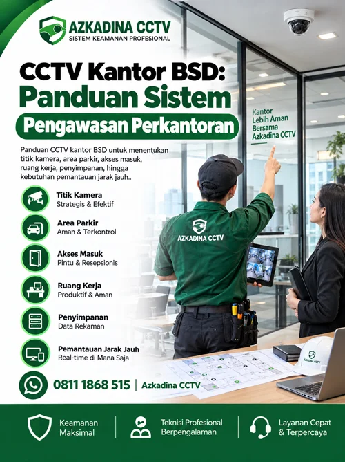 CCTV Kantor BSD: Panduan Sistem Pengawasan Perkantoran