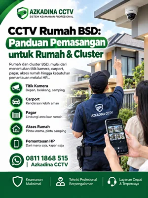 CCTV Rumah BSD: Panduan Pemasangan untuk Rumah & Cluster