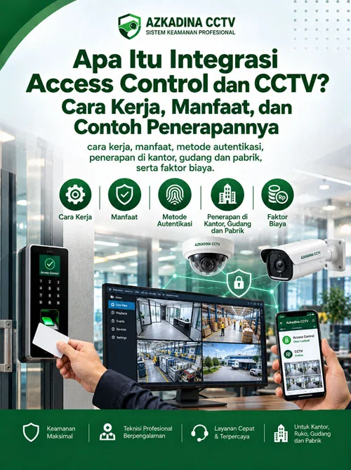 Integrasi Access Control dan CCTV: Cara Kerja & Manfaat