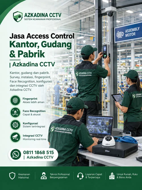 9iJasa Access Control Kantor, Gudang & Pabrik | Azkadina CCTV