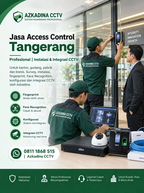 Jasa Access Control Tangerang Profesional | Instalasi & Integrasi CCTV