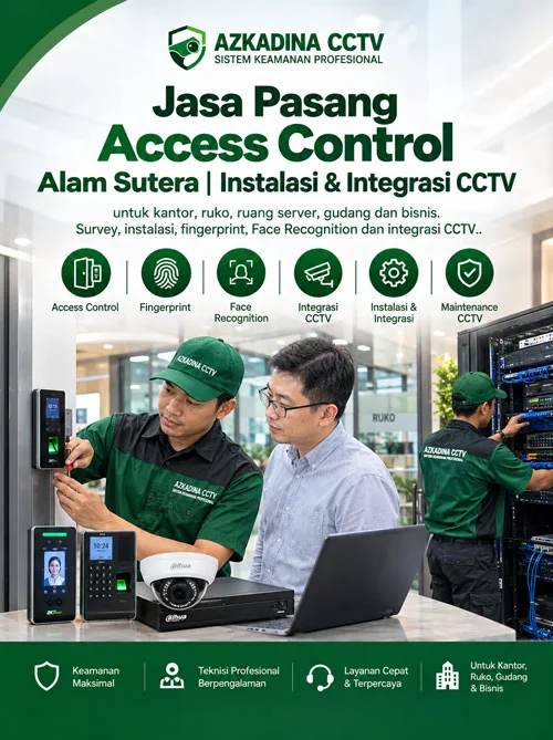 Jasa Pasang Access Control Alam Sutera | Instalasi & Integrasi CCTV