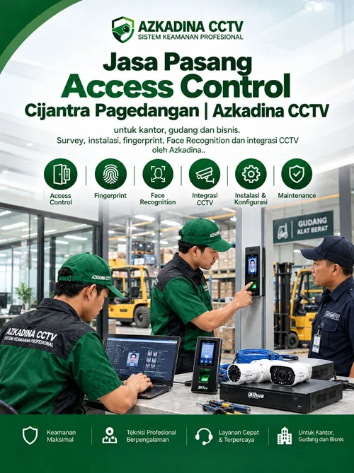 Jasa Pasang Access Control Cijantra Pagedangan | Azkadina CCTV