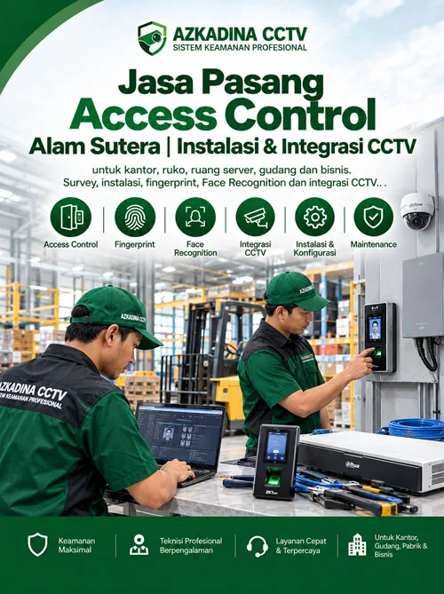 Jasa Pasang Access Control Pagedangan | Instalasi & Integrasi CCTV