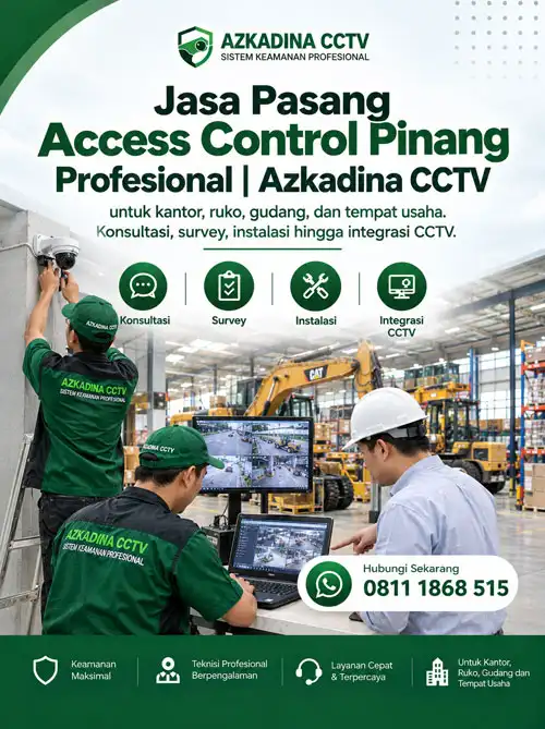 Jasa Pasang Access Control Pinang Profesional | Azkadina CCTV