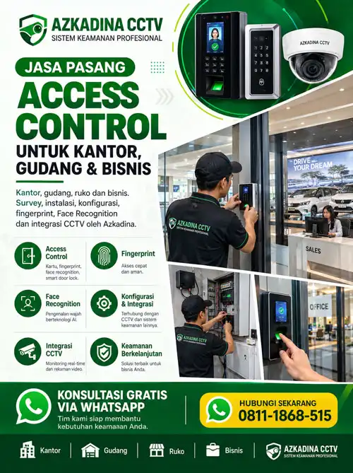 Jasa Pasang Access Control untuk Kantor, Gudang & Bisnis | Azkadina CCTV