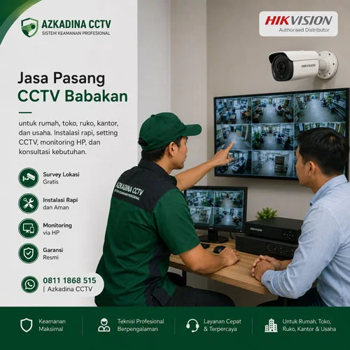 Jasa Pasang CCTV Babakan Tangerang | Azkadina CCTV