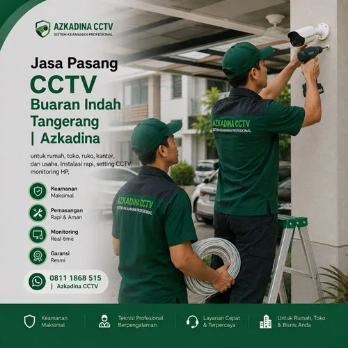 Jasa Pasang CCTV Buaran Indah Tangerang | Azkadina