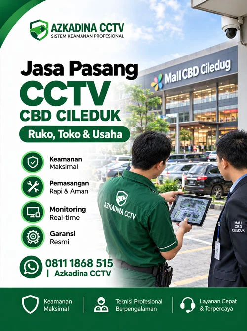 Jasa Pasang CCTV CBD Ciledug | Ruko, Toko & Usaha