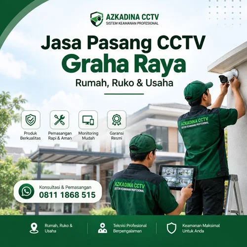 Jasa Pasang CCTV Graha Raya | Rumah, Ruko & Usaha