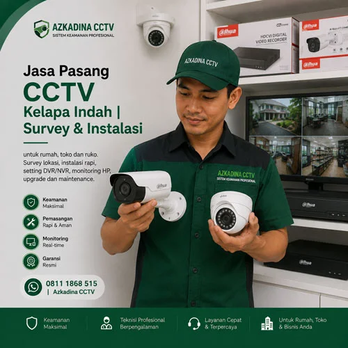 Jasa Pasang CCTV Kelapa Indah | Survey & Instalasi