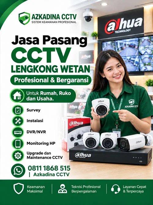 Jasa Pasang CCTV Lengkong Wetan Profesional & Bergaransi