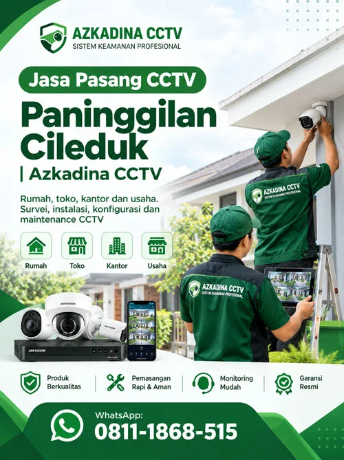 Jasa Pasang CCTV Paninggilan | Azkadina CCTV