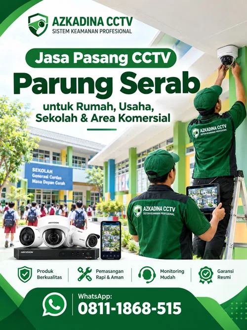 Jasa Pasang CCTV Parung Serab Ciledug | Azkadina CCTV