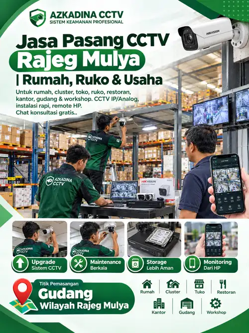 Jasa Pasang CCTV Rajeg Mulya | Rumah, Ruko & Usaha