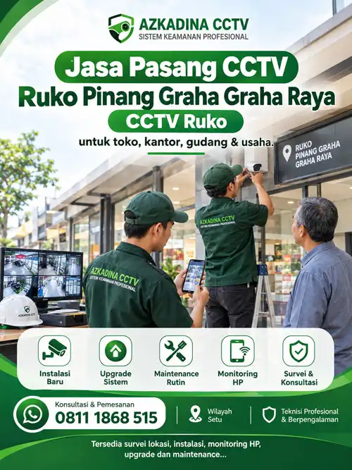 Jasa Pasang CCTV Ruko Pinang Graha Graha Raya | CCTV Ruko