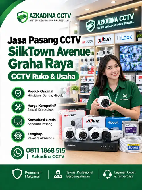 Jasa Pasang CCTV SilkTown Avenue Graha Raya | CCTV Ruko