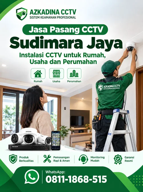 Jasa Pasang CCTV Sudimara Jaya | Harga & Teknisi