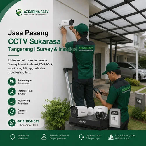 Jasa Pasang CCTV Sukarasa Tangerang | Survey & Instalasi