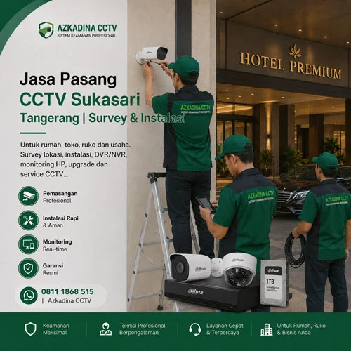 Jasa Pasang CCTV Sukasari Tangerang | Survey & Instalasi