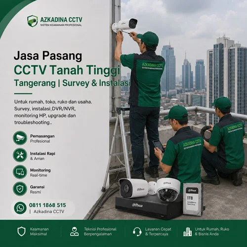 Jasa Pasang CCTV Tanah Tinggi Tangerang | Survey & Instalasi