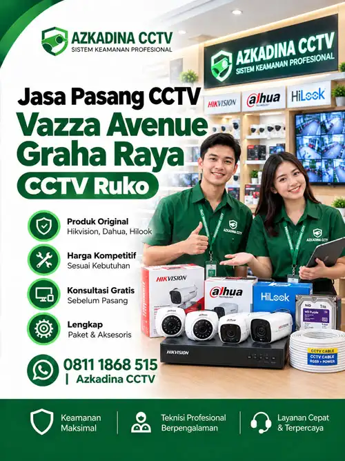 Jasa Pasang CCTV Vazza Avenue Graha Raya | CCTV Ruko