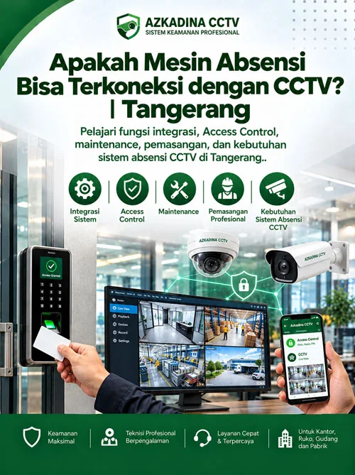 Apakah Mesin Absensi Bisa Terkoneksi dengan CCTV? | Tangerang