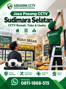 Azkadina CCTV melayani jasa pasang CCTV Sudimara Selatan untuk rumah, toko, kantor, gudang dan tempat usaha
