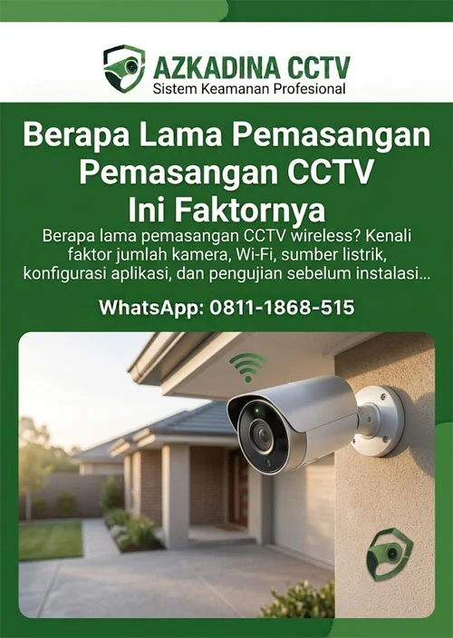 Berapa Lama Pemasangan CCTV Wireless? Ini Faktornya