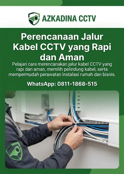 Kabel CCTV Berantakan? Cara Merencanakan Instalasi yang Rapi