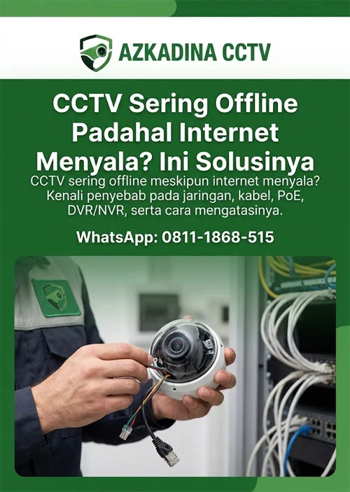 CCTV Sering Offline Padahal Internet Menyala? Ini Solusinya
