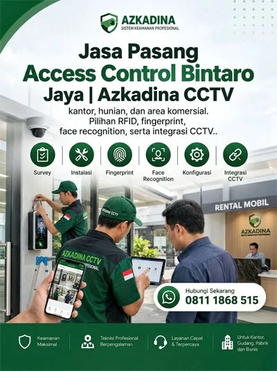 Jasa Pasang Access Control Bintaro Jaya | Azkadina CCTV