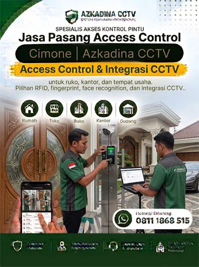 Jasa Pasang Access Control Cimone | Azkadina CCTV