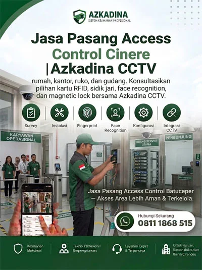 Jasa Pasang Access Control Cinere | Azkadina CCTV