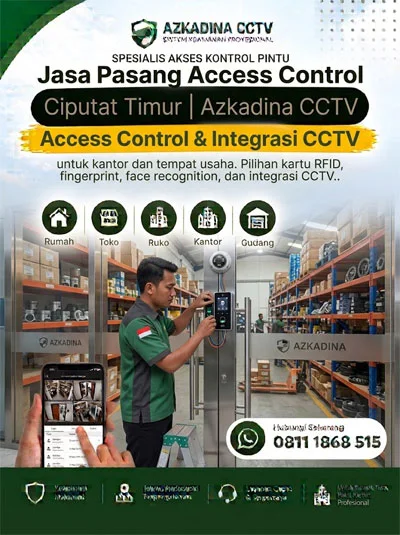 Jasa Pasang Access Control Ciputat Timur | Azkadina CCTV