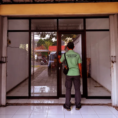 Jasa pasang access control di area rukan