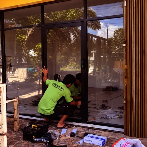 Jasa pasang access control di area ruko
