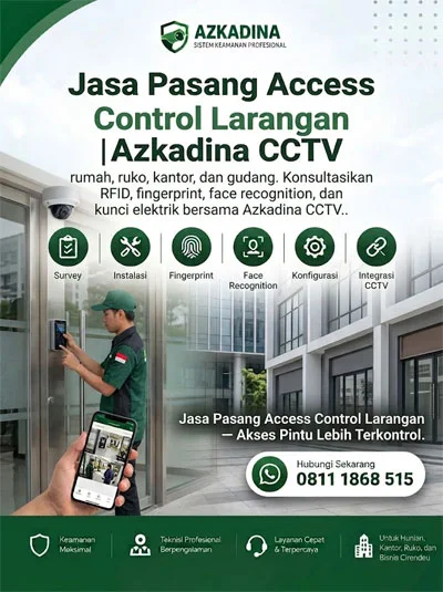 Jasa Pasang Access Control Larangan | Azkadina CCTV
